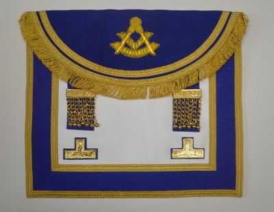 Craft Past Masters Apron - Royal Blue (Scottish) - Click Image to Close